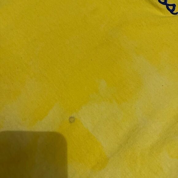 Vintage Betty Boop Women’s Yellow Bleached Embroidered Princess T Shirt Sz Large - Picture 3 of 11